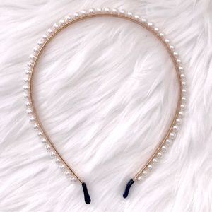 💜10/$25💜NEW White Pearl Bohemian Headband